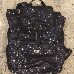 PINK Victoria Secret sparkly backpack